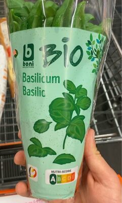 Basilic bio front packaging