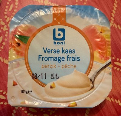 Fromage frais - pêche