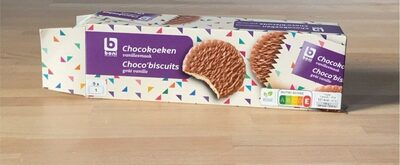 Choco’biscuits goût vanille front packaging