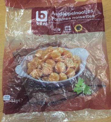 Pommes noisettes front packaging