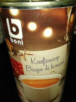 Bisque de homard front packaging