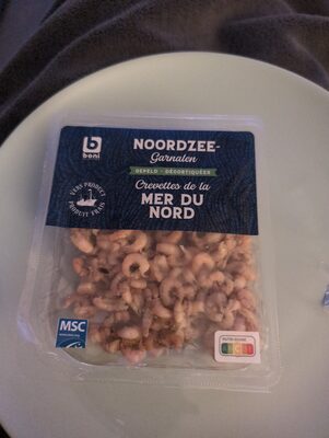 Crevettes de la mer du nord