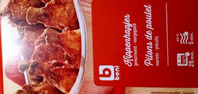 Pilons de poulet marinés précuits