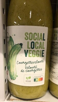 Velouté de courgettes Social local veggie front packaging