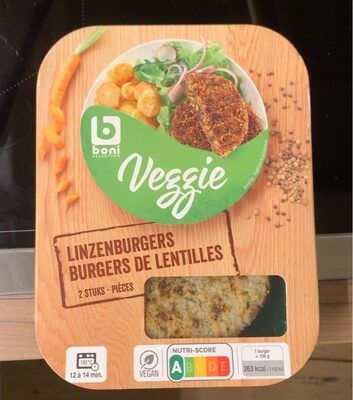 Burgers de lentilles veggie