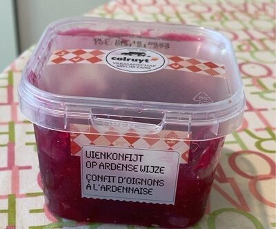 Confit d’oignon à l’ardenaise front packaging