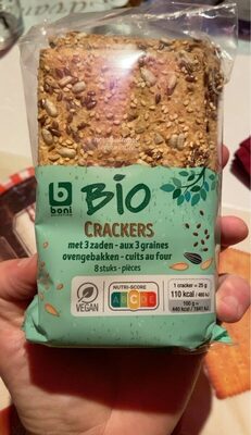 CRACKERS met 3 zaden - aux 3 graines