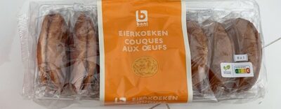 Couques aux oeufs front packaging
