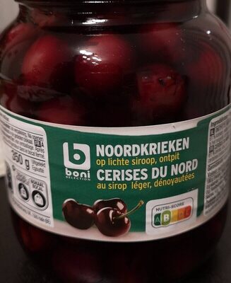Cerise du nord au sirop léger front packaging