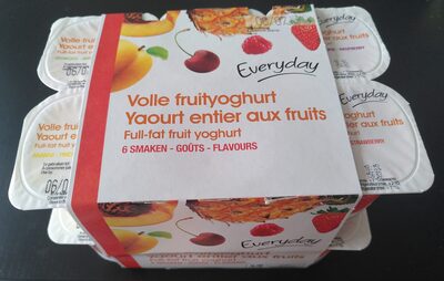 Volle fruityoghurt front packaging