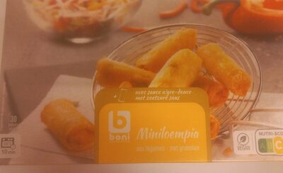 Miniloempia aux legumes