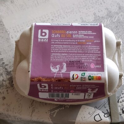 Oeuf au sol front packaging