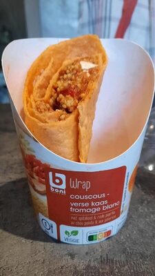 Wrap couscous fromage blanc front packaging