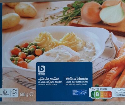 Colin d'Alaska sauce aux fines herbes front packaging