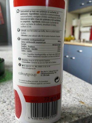 Édulcorant de table 