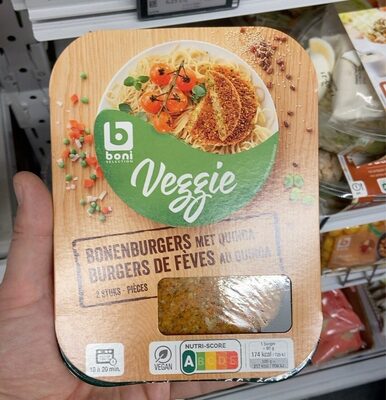 Burger de fève au quinoa