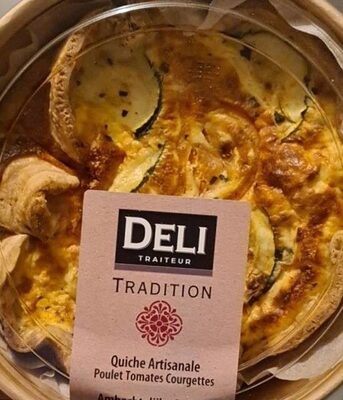 Quiche Artisanale Poulet Tomates Courgettes