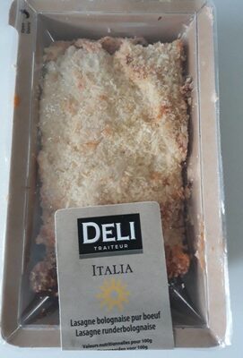 Lasagne bolognaise pur boeuf front packaging