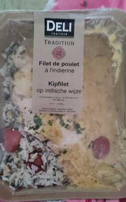 Filet de poulet a l'indienne front packaging