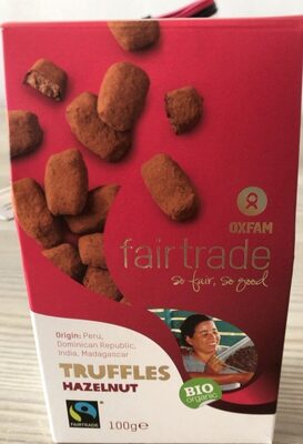 Truffles hazelnut front packaging