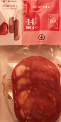 Chorizo du boucher à votre tartine front packaging