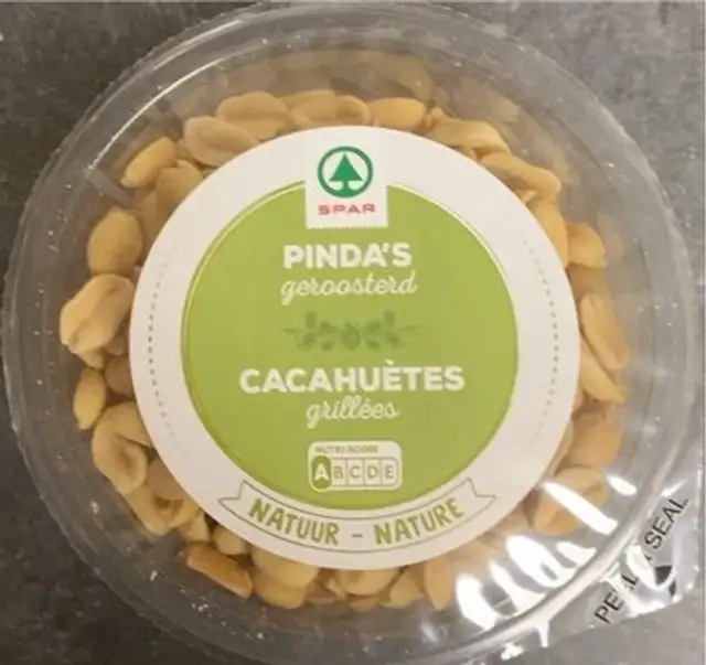 cacahuètes grillées front packaging