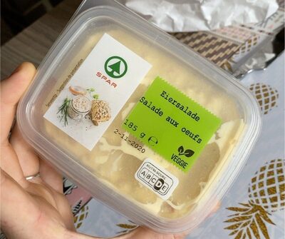 Salade aux oeufs front packaging