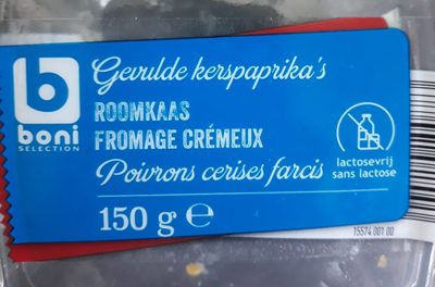 Poivrons cerise farcis fromage crémeux