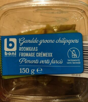 Piments verts farcis fromage crémeux