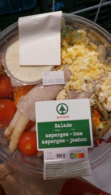 Salade asperge jambon