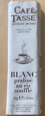 Blanc praline au riz souffle