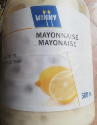 Mayonnaise au citron front packaging