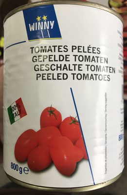 Tomates pelées front packaging