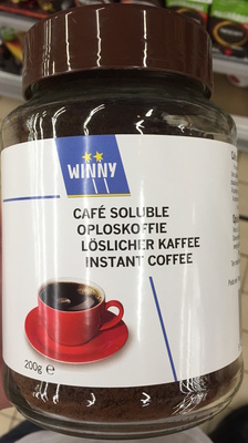 Café soluble front packaging