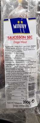 Saucisson sec front packaging