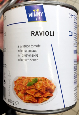 Ravioli à la sauce tomate