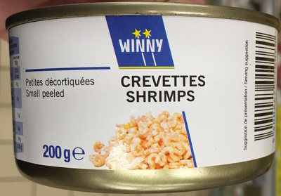 Crevettes petites décortiquées