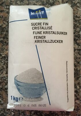 Sucre fin cristalisé front packaging