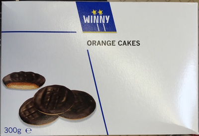 Orange Cakes front packaging