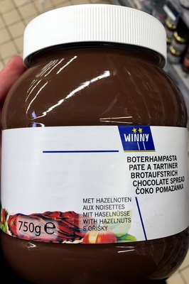 Pate a tartiner aux noisettes