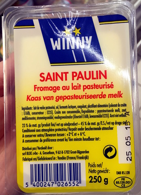 Saint Paulin (23% M.G)