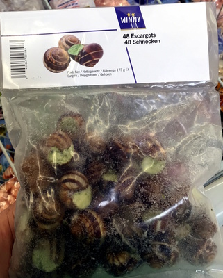 48 escargots surgelés