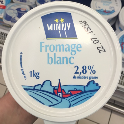 Fromage blanc (2,8% MG) front packaging
