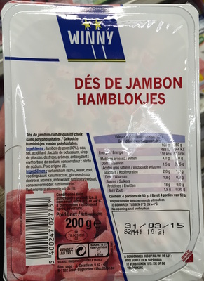 Dés de Jambon