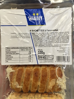 4 Buchettes à l'Emmental