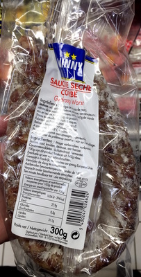 Saucisse sèche courbe