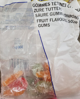 Gommes tétines citrique front packaging