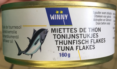 Miettes de Thon à l'huile de tournesol