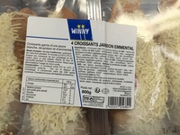 4 croissants Jambon Emmental