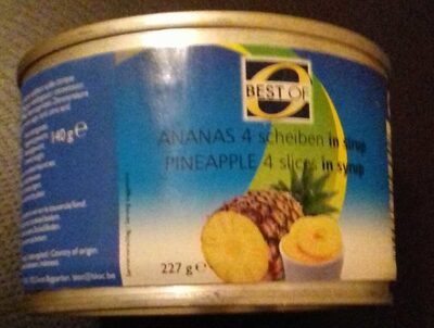 Ananas Sirop 4 Tranches